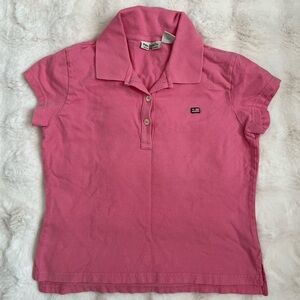 Vintage Polo Jeans Co. Ralph Lauren Pink Polo Shirt Y2K Sz Medium Women’s